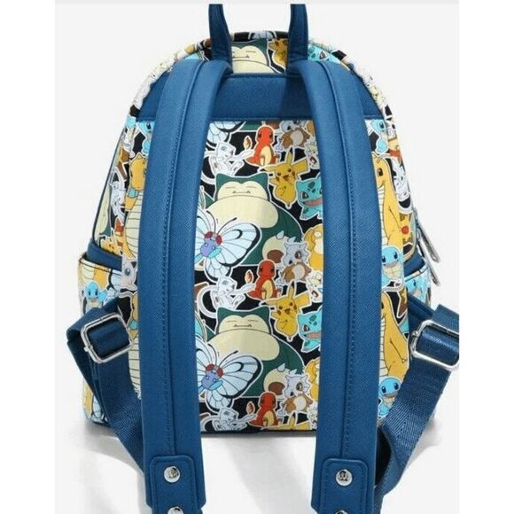 Loungefly Pokemon Go, PokemonGo Colorful Bright Mini Backpack New with Tags main image 4